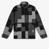 Pixel Borg Fleece Herren Sweatshirts Schwarz