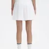 Plissee-Tennis-Damenröcke Schneeweiß
