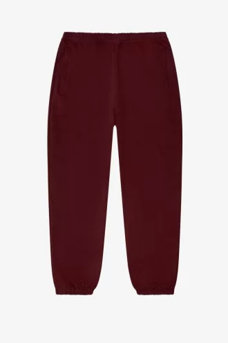 Pocket Detail Sweat Herrenhose Oxblood