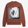 Rave Graphic Herren Sweatshirts Whiskey Brown