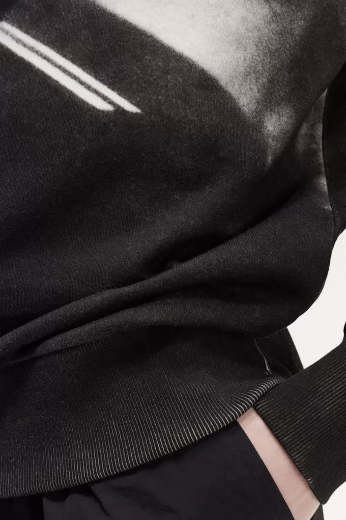 Rave Graphic Kapuzenpullover für Herren, Schwarz