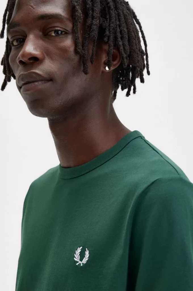 Ringer Herren T-Shirt Efeugrün