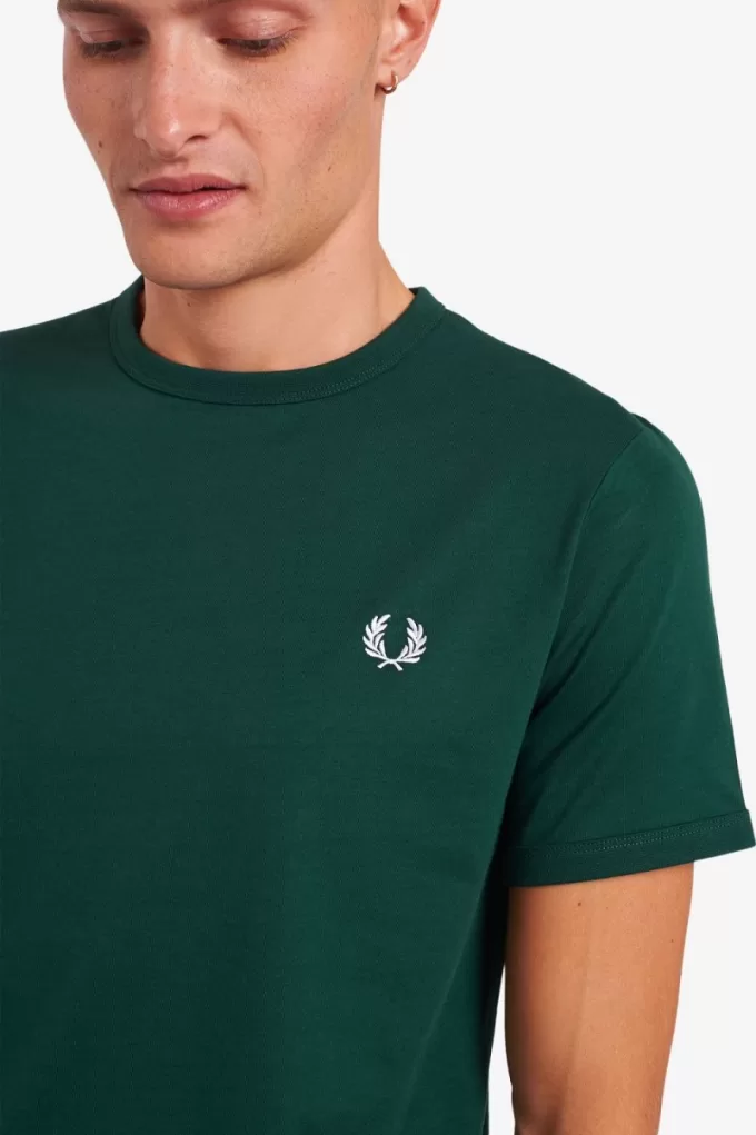 Ringer Herren T-Shirt Efeugrün