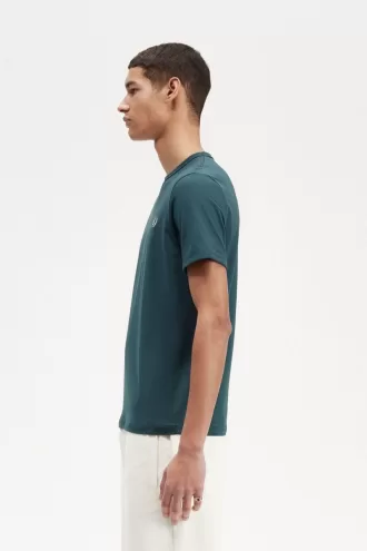 Ringer Herren T-Shirt Petrolblau