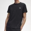 Ringer Herren T-Shirt Schwarz