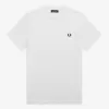 Ringer Herren T-Shirt Weiß