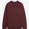 Rundhals-Damenpullover Oxblood Rundhals-Damenpullover Oxblood