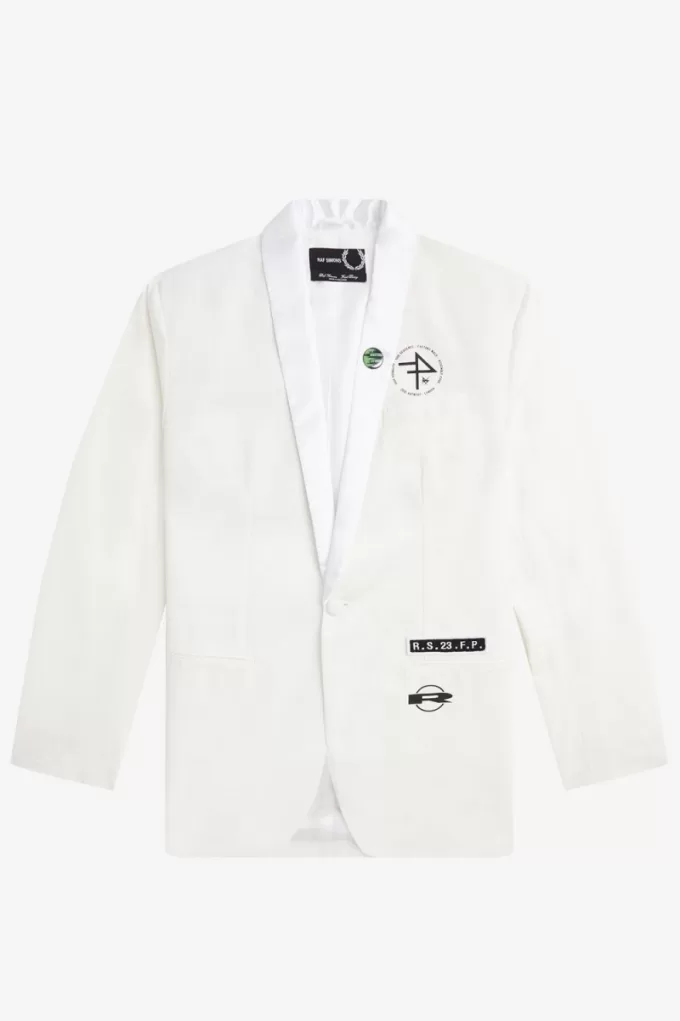 Schalkragen-Blazer Herrenjacken Weiß