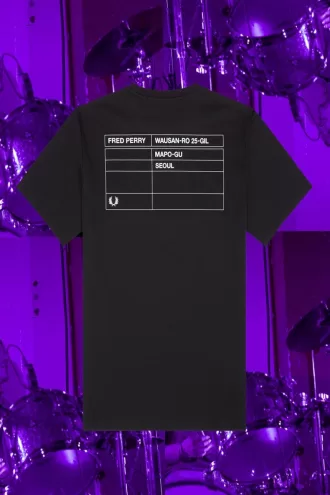 Seoul Ringer Herren T-Shirt Schwarz