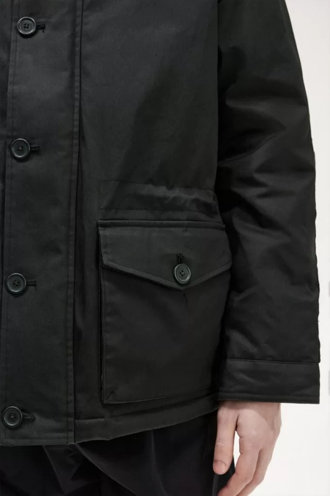 Short Snorkel Herrenparka Nachtgrün