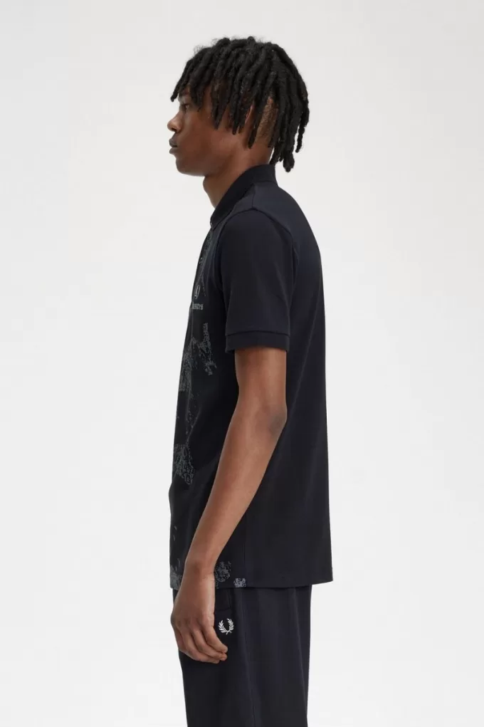 Skull Herrenhemd Schwarz