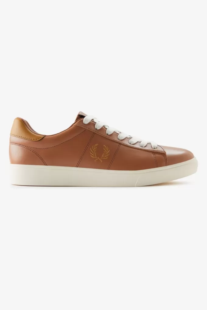 Spencer Damen-Tennisschuhe Dark Tan Dark Coffee