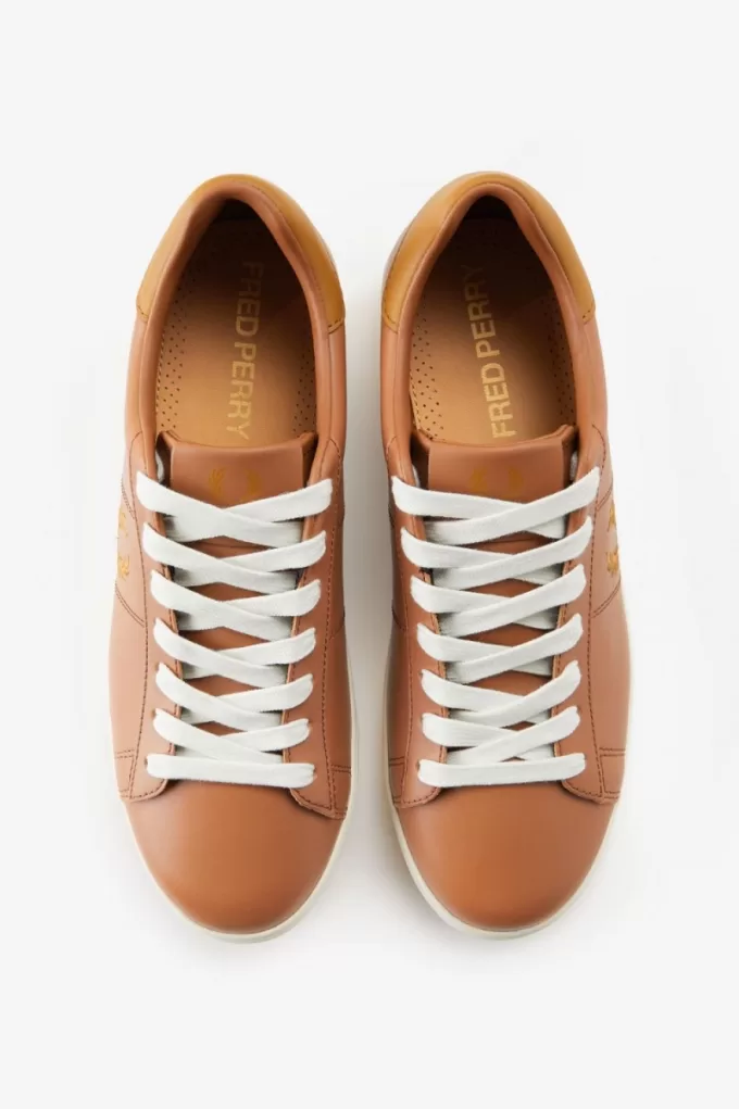 Spencer Herren-Tennisschuhe Dark Tan Dark Coffee