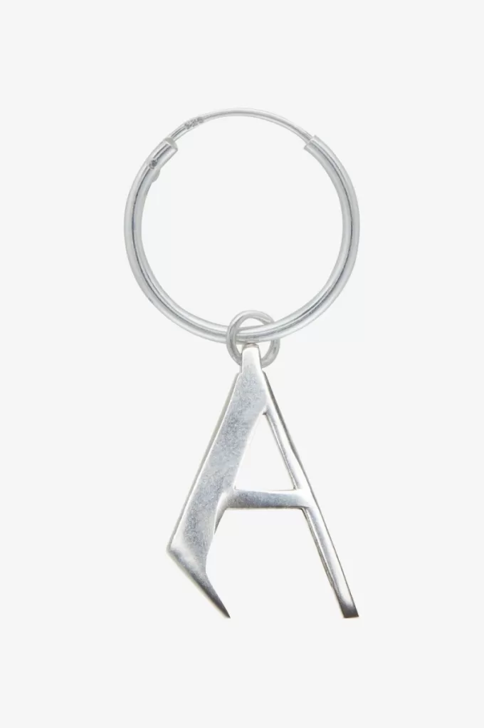 Sterling Silber Ohrring Herrenschmuck Metallic Silber