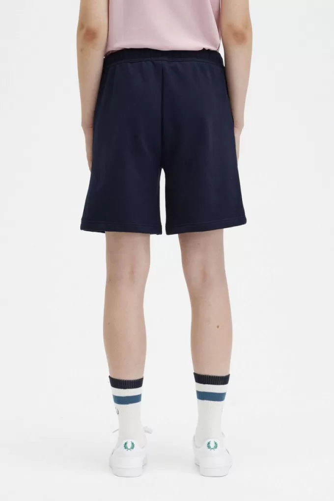 Sweat Damen Shorts Navy