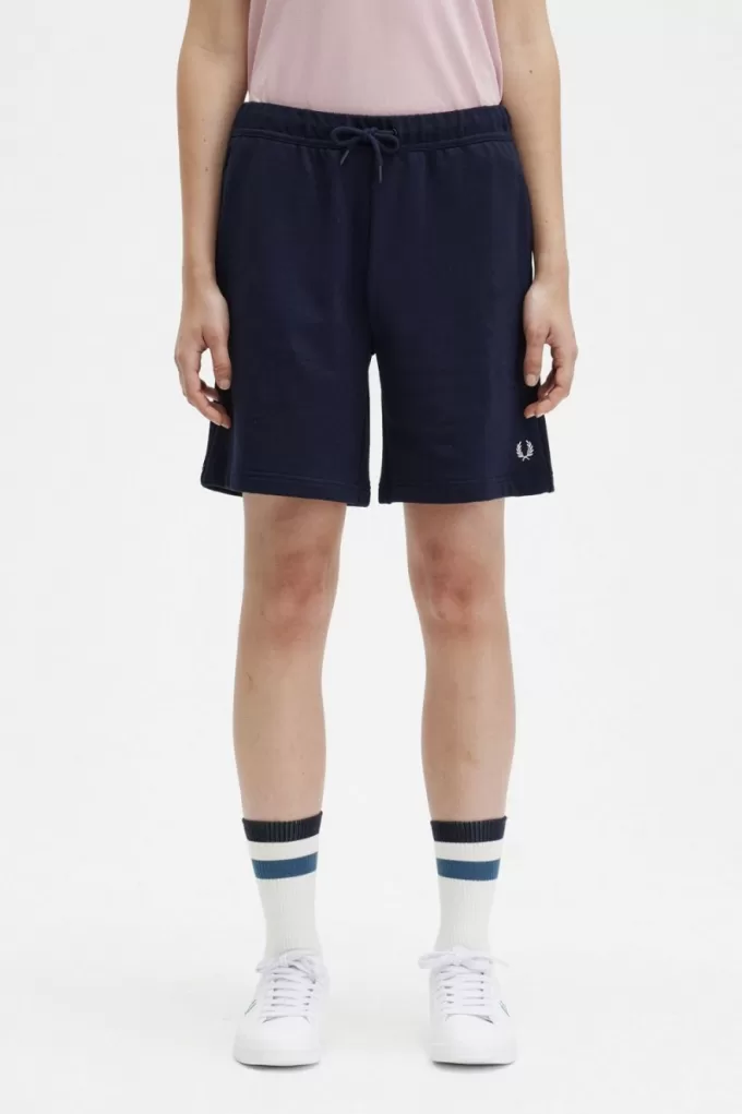 Sweat Damen Shorts Navy