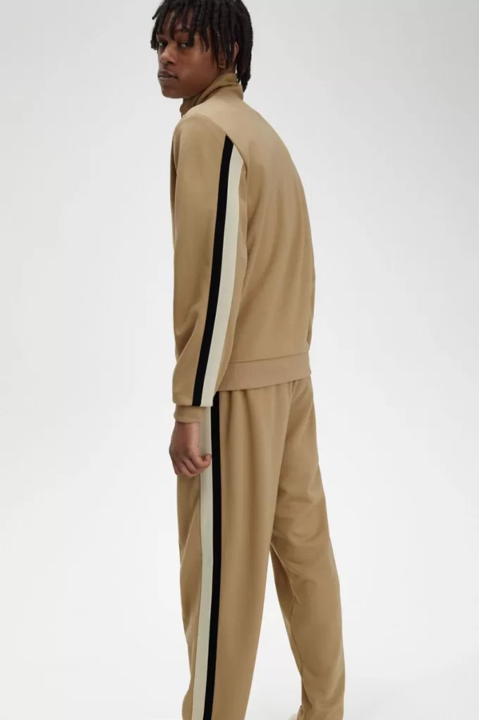 Tape Detail Herren-Trainingsjacken Grün