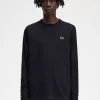Taped Long Sleeve Herren T-Shirt Schwarz Taped Long Sleeve Herren T-Shirt Schwarz
