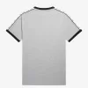 Taped Ringer Herren T-Shirt Grau