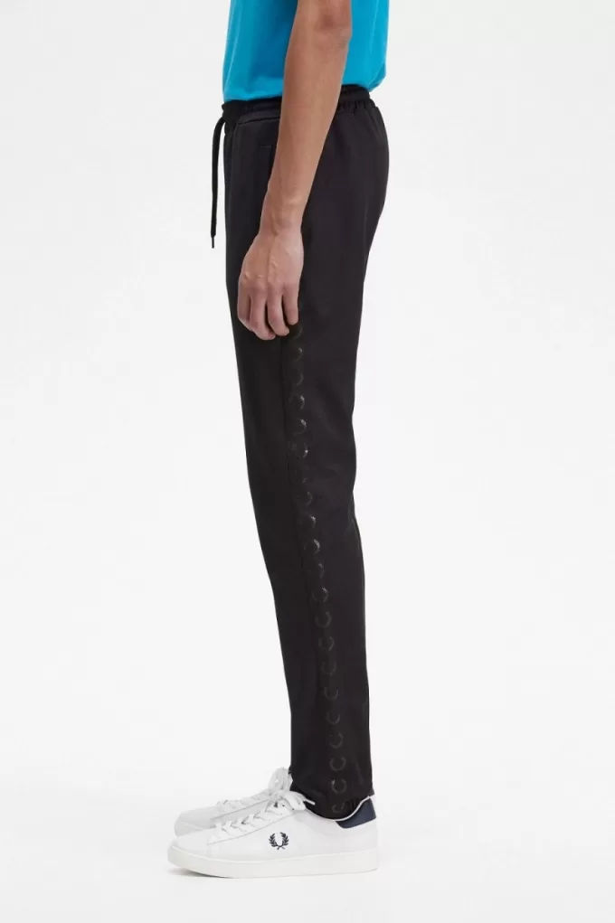 Taped Track Herrenhose Schwarz