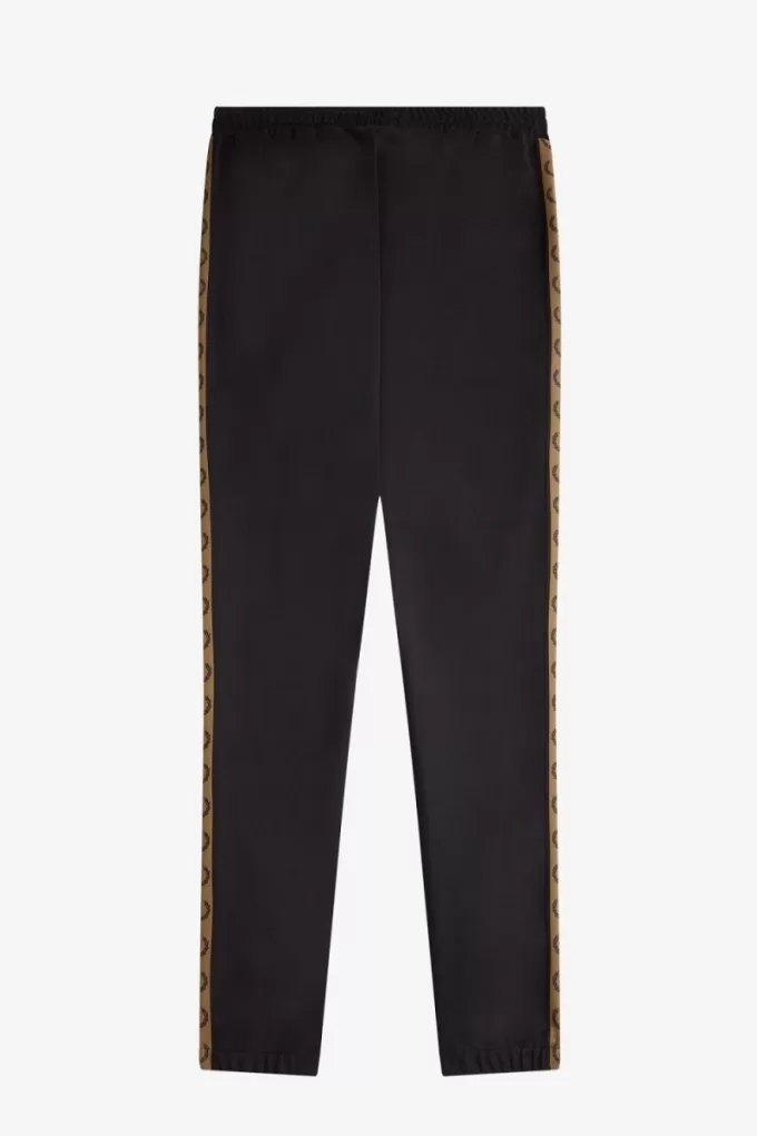 Taped Track Herrenhose Schwarz Braun Taped Track Herrenhose Schwarz Braun