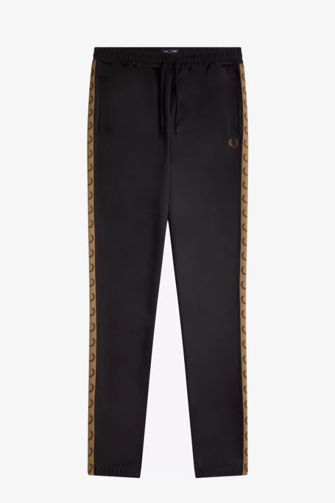 Taped Track Herrenhose Schwarz Braun Taped Track Herrenhose Schwarz Braun