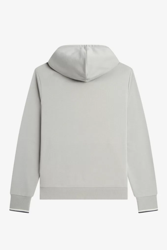 Tipped Hooded Herren-Sweatshirt Grau Tipped Hooded Herren-Sweatshirt Grau