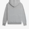 Tipped Hooded Herren-Sweatshirt Grau