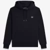 Tipped Hooded Herren-Sweatshirt, Marineblau