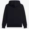 Tipped Hooded Herren-Sweatshirt, Marineblau