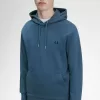Tipped Hooded Herren-Sweatshirt Mitternachtsblau