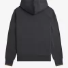 Tipped Hooded Herren Sweatshirts Anchor Grey Dark Coffee