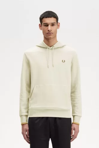 Tipped Hooded Herren Sweatshirts Haferflocken