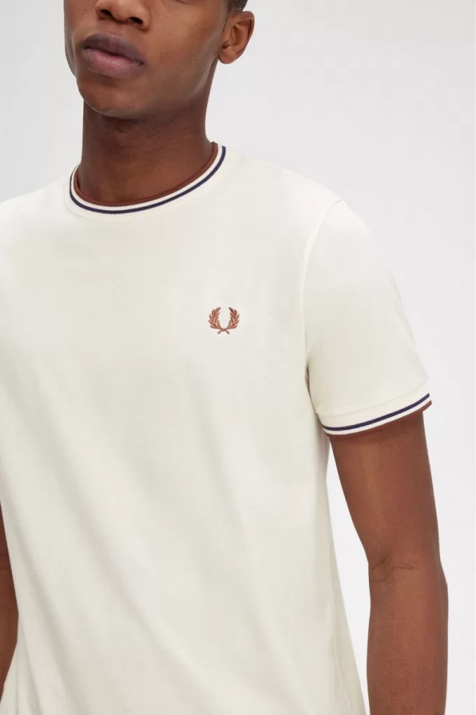 Twin Tipped Herren T-Shirt Beige Whisky Braun