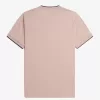 Twin Tipped Herren T-Shirt Dark Pink Dusty Rose Black