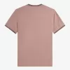 Twin Tipped Herren T-Shirt Dunkelrosa Whiskey Braun