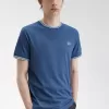 Twin Tipped Herren T-Shirt Mitternachtsblau Beige Hell Aqua