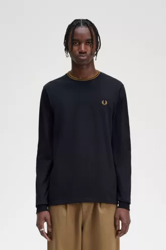 Twin Tipped Herren T-Shirt Navy Dark Coffee