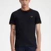 Twin Tipped Herren T-Shirt Navy Dark Coffee