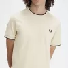 Twin Tipped Herren T-Shirt Oatmeal Beige Schwarz