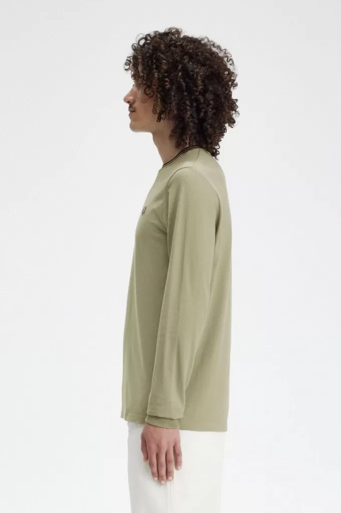 Twin Tipped Herren T-Shirt Warm Grau Dunkelrot