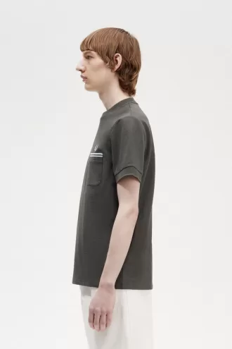 Twin Tipped Pocket Herren T-Shirt Feldgrün