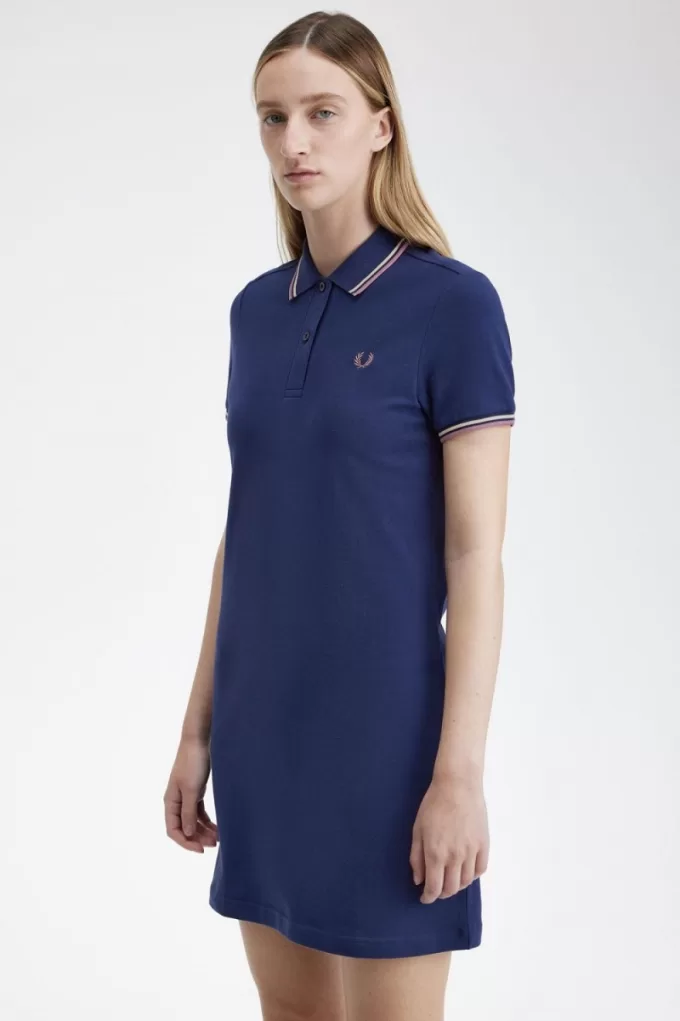Twin Tipped Shirt Damenkleid French Navy