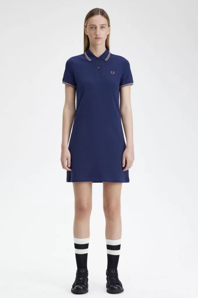 Twin Tipped Shirt Damenkleid French Navy