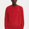 Velour Herren Sweatshirts Rot