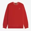 Velour Herren Sweatshirts Rot