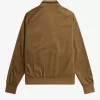 Waffle Cord Tennis Bomber Herrenjacken Braun