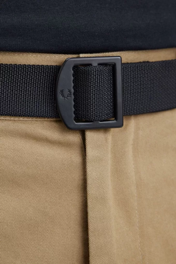 Webbing Herrengürtel Schwarz