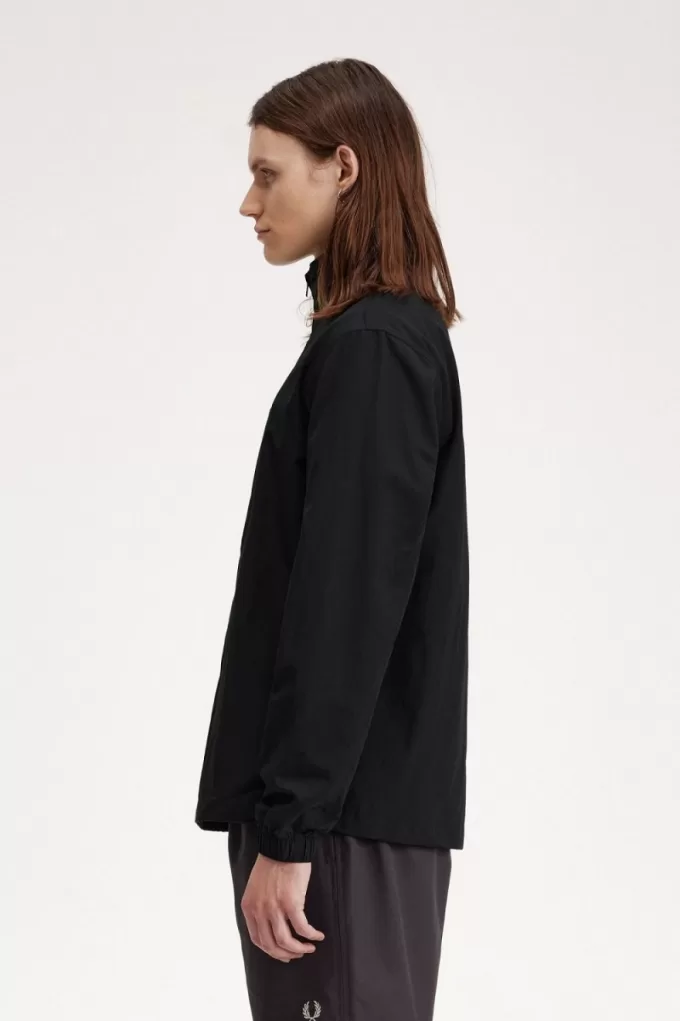 Woven Track Herrenjacken Schwarz