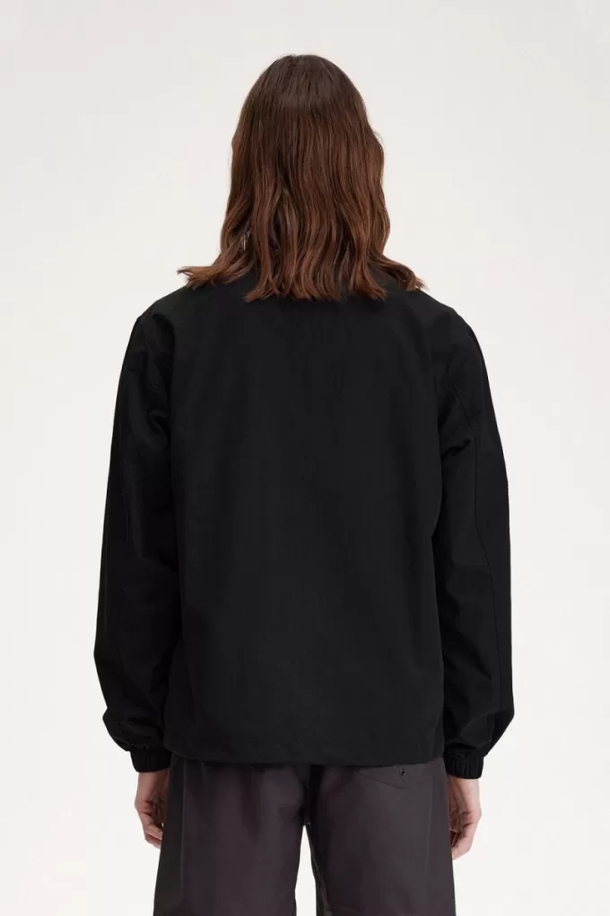 Woven Track Herrenjacken Schwarz